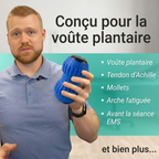Rouleau Vibrant™ — Voûte Plantaire & Mollets